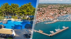 LIPANJ u Vodicama! MATILDE BEACH RESORT: 2 noćenja s DORUČKOM za 2 osobe i 2 DJECE GRATIS u Junior apartmanu. Uključeni BAZEN, parking, piće dobrodošlice i GRATIS LEŽALJKE!