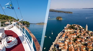 [15.08.-22.08.] Krstarenje iz Rijeke uz I.D. Riva Tours: 8 dana POLUPANSIONA do Raba, Zadra i NP Kornati uz kapetansku večeru, izlete na njemačkom jeziku i osiguran besplatan PARKING za automobil!