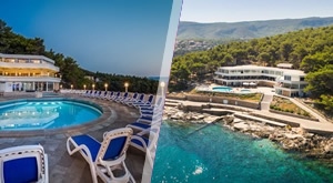 KRAJ LJETA U JELSI! Fontana Resort 2* na Hvaru uz 3, 5 ili 7 POLUPANSIONA za 2 osobe + 1 dijete do 5g. GRATIS! Sobe prema MORU, 2 vanjska BAZENA s morskom vodom i ANIMACIJA za djecu!