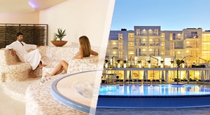 Ulovite HIT obiteljski odmor u Rapcu! Hotel Valamar Sanfior 4* nudi 2 noćenja s POLUPANSIONOM za 2 odraslih i do 2 djece do 12g. Čekaju vas unutarnji BAZEN i WELLNESS za potpuno uživanje!