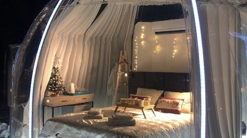 Cupola glamping dome Sarajevo  , Sarajevo, Bosna i Hercegovina - 102 EUR - 1x noćenje u glamping kupoli za 2 osobe, Korištenje jacuzzija