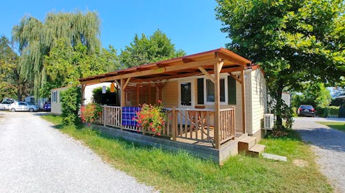 Camping Bela krajina - Obiteljski odmor uz Kupu, Podzemelj, Gradac, Slovenija - 240 EUR - 2x noćenje u mobilnoj kućici za 3 osobe, Neograničeno korištenje Kolpacabana fun parka