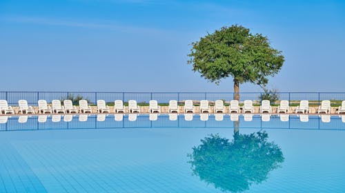 Apartmani Polynesia Plava Laguna - Kraj ljeta u Istri, Umag, Hrvatska - 212 EUR - 3x noćenje u Studio Economy apartmanu 2+1 strana park za 3 osobe, Korištenje vanjskog bazena za odrasle i bazena za djecu