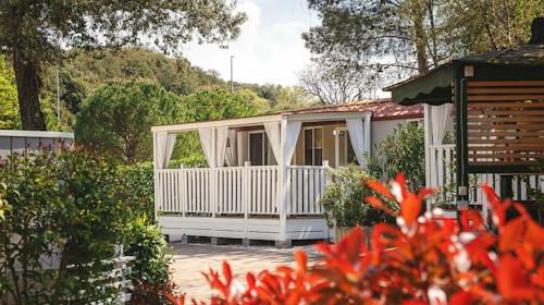 Camping Tina Vrsar - Jesenski odmor u Vrsaru - Standard mobilne kućice, Vrsar, Hrvatska - 142 EUR - 2x noćenje u mobilnoj kućici Standard za 4 osobe, Korištenje posteljine i ručnika