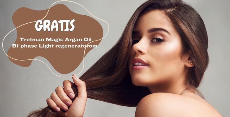 Art Studio Ivana - šišanje, fen frizura za kratku ili dugu kosu + GRATIS tretman Magic Argan regeneratorom za veći sjaj kose